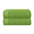 thumbnail image 1 of BELIZZI HOME 100% Premium Cotton 2 Pack Oversized Large Bath Towel Sets 28x55 inches, Ultra Absorbant, Compact, Quick Dry & Light Weight Towels - For Gym, Travel, Camp & Pool - Kiwi Green, 1 of 6