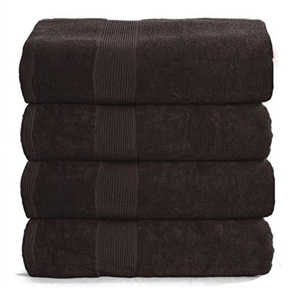 4-Piece Bale Bath Sheet Towels Gift Set – Ring Spun Soft Cotton Absorbent Bathroom  Towel Set - Todd Linens