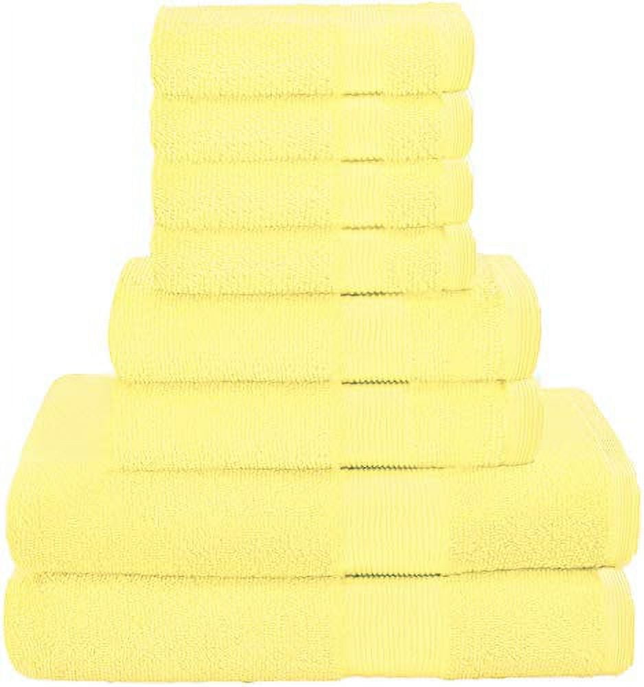 Belizzi Home 8 Piece Towel Set 100% Ring Spun Cotton, 2 Bath Towels 27x54,  2 Hand Towels 16x28 and 4 Washcloths 13x13 - Ultra Soft Highly Absorbent  Machine Washable Hotel Spa Quality - Green - Yahoo Shopping