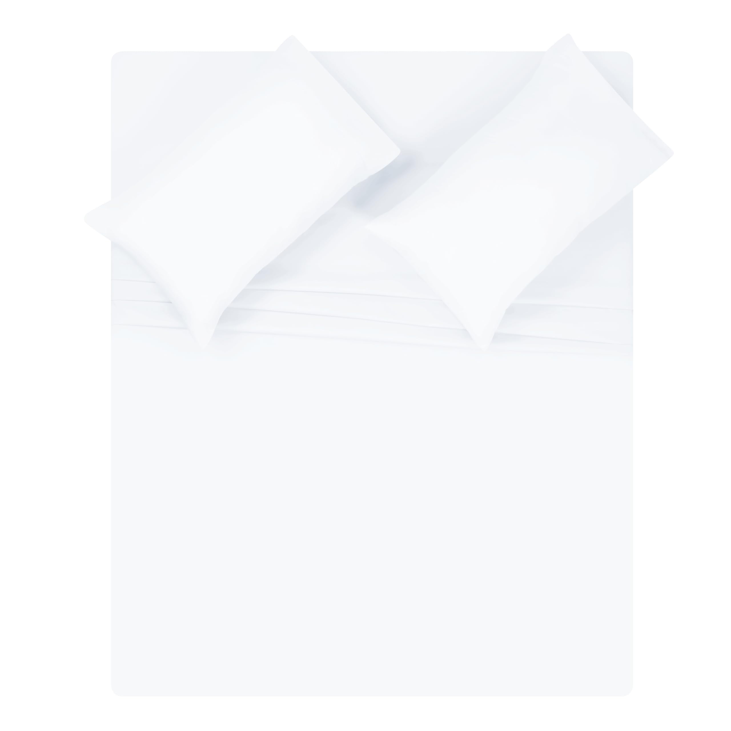 BELIZZI HOME King Sheet Set - Double Brushed Microfiber Bedding Sets King, 4 Piece Deep Pocket King Size Bedding Sets - Ultra Soft, Easy-Fit, Wrinkle Free, Quick Dry, Easy Care King Sheets - White