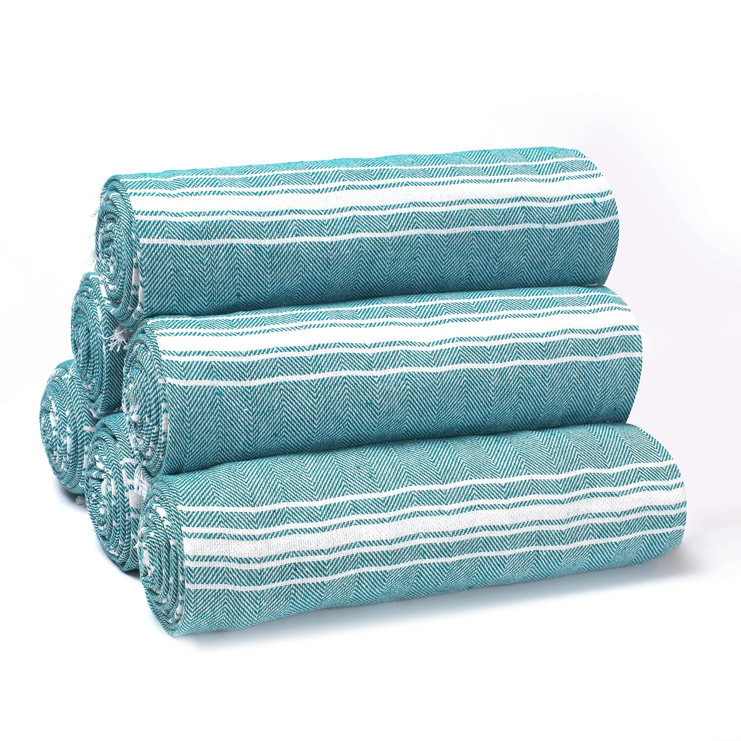 Belizzi Home 8 Piece Towel Set 100% Ring Spun Cotton, 2 Bath Towels 27x54,  2 Han