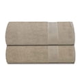 thumbnail image 1 of BELIZZI HOME Premium Cotton Oversized 2 Pack Bath Sheet 35x70 - 100% Pure Cotton - Ideal for Everyday use - Ultra Soft & Highly Absorbent - Machine Washable - Tan, 1 of 6