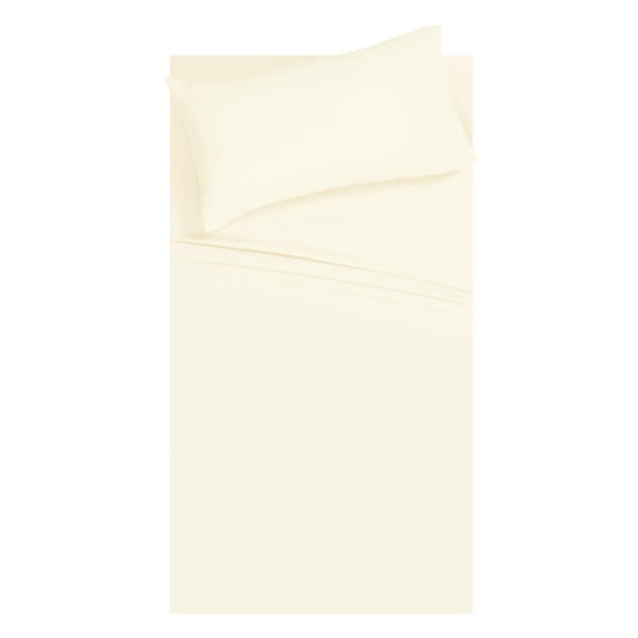 BELIZZI HOME Twin Sheet Set - Double Brushed Microfiber Twin Bedding Set, 3 Piece Deep Pocket Twin Sheet - Ultra Soft, Easy-Fit, Wrinkle Free, Quick Dry, Easy Care Twin Sheets - Ivory