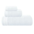 thumbnail image 1 of BELIZZI HOME Ultra Soft 3 Pack Cotton Towel Sets - 1 Pc Bath Towel 28x55 inch, 1 Pc Hand Towel 16x24 inch & 1 Pc Wash Coth 12x12 inch. For Everyday Use, Compact & Light Weight - White, 1 of 6