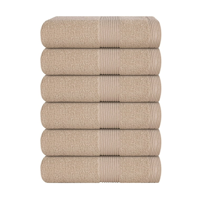 Premium Hand Towels - Pack of 6, 16x28 Inches Bathroom Hand Towel Set