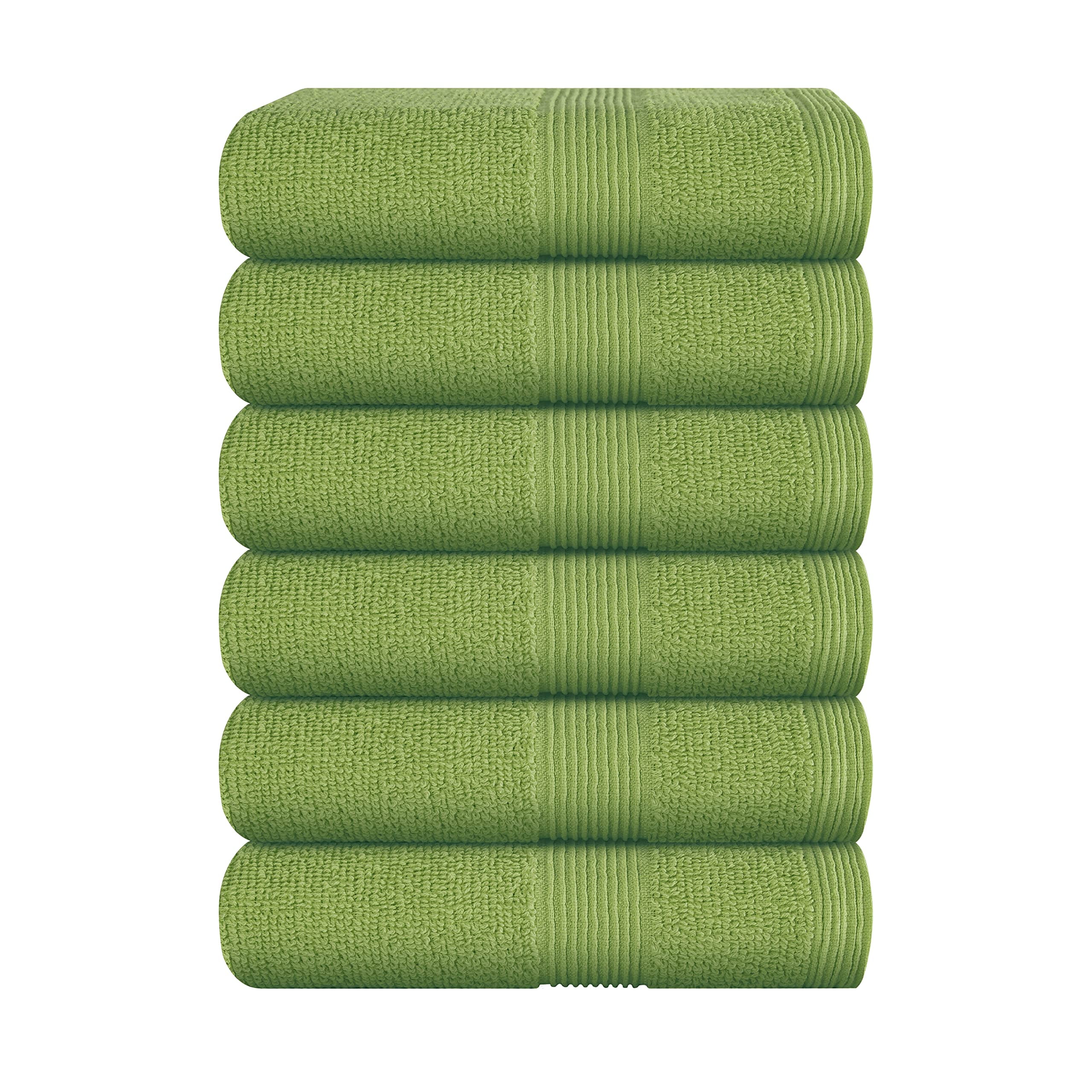 BELIZZI HOME Elvana Home 8 Piece Towel Set 100% Ring Spun cotton, 2 Bath  Towels
