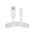 thumbnail image 1 of BELKIN CAA001bt2MWH BOOST CHARGE White Lightning to USB-A Cable 6.56 ft. (2.0 m), 1 of 5