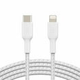 thumbnail image 1 of BELKIN CAA004bt2MWH BOOST CHARGE White Braided USB-C to Lightning Cable 6.56 ft. (2.0 m), 1 of 5