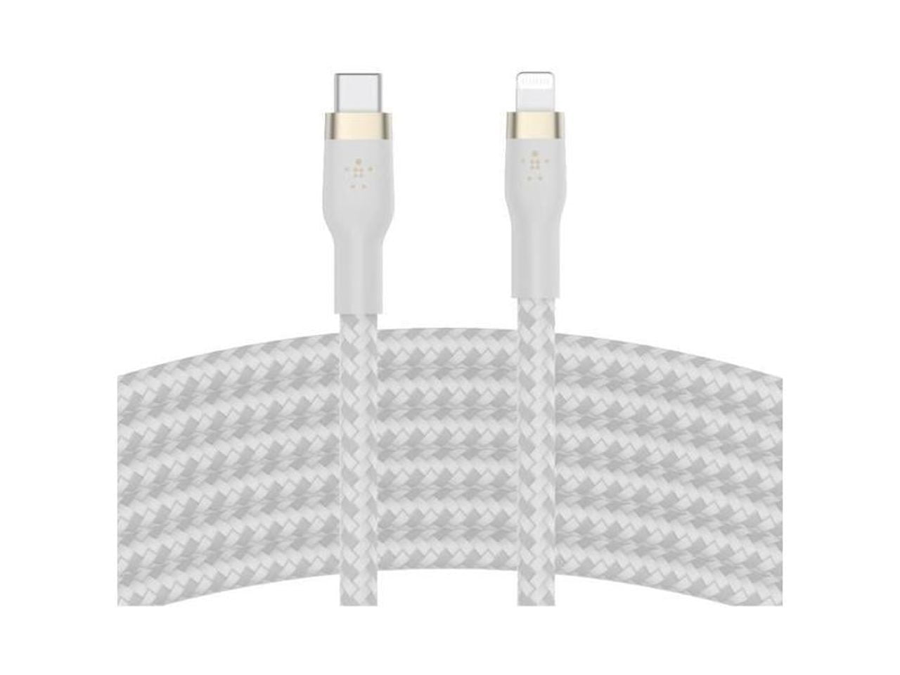 Câble Belkin USB‑A BOOST↑Charge Pro Flex avec connecteur Lightning (1 m) -  Blanc - Apple (LU)