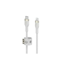 BELKIN CAA011BT3MWH BOOST CHARGE PRO Flex USB-A White Cable with Lightning Connector - 9.84 ft.