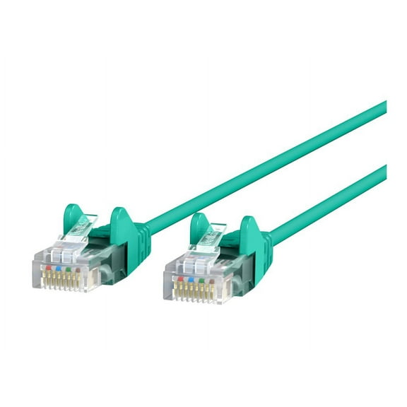 BELKIN CAT6 SLIM 28AWG CABLE -GREEN -2FT