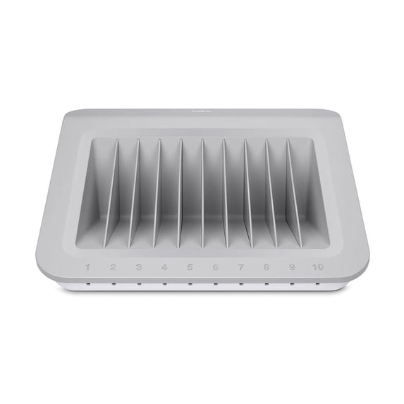 Belkin Store And Charge Station - Charging station - 120 Watt - output connectors: 10