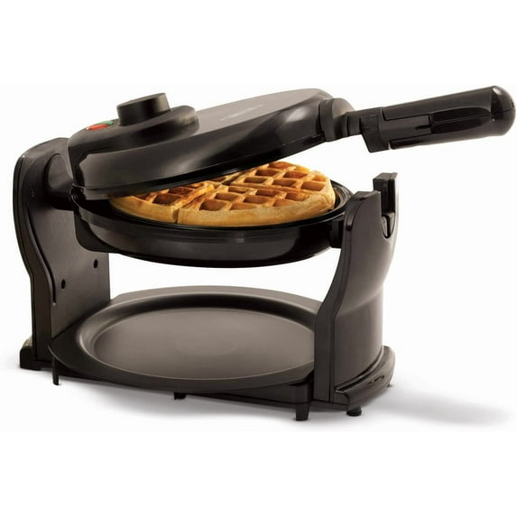 BELLA 13591 Classic Rotating Belgian Waffle Maker, Pro Black