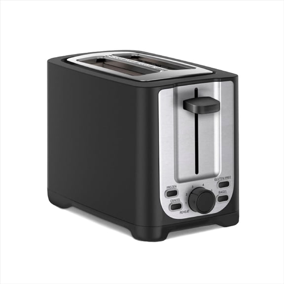 BELLA 2 Slice Toaster with Auto Shut Off - Extra Wide Slots & Removable Crumb Tray and Cancel, Defrost & Reheat Function - Toast Bread, Bagel & Waffle, Aqua