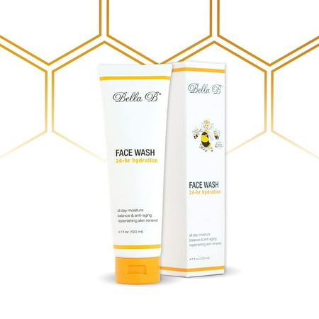BELLA B Face Wash 4.1 oz Tube - Facial Glow - Pregnancy Skin Care - Pregnancy Face Wash - Pregnancy Safe Face Wash - Healthy Beauty - Anti Aging Facial Wash