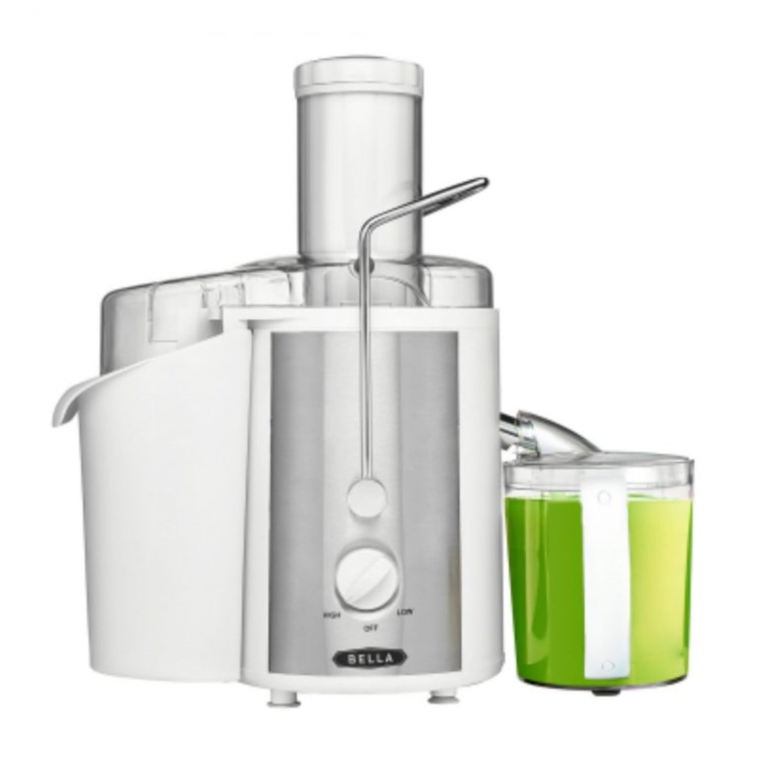 BELLA BLA14937 Juice Extractor, White with Stainless Steel