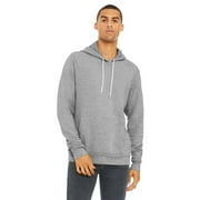 BELLA+CANVAS Adult Pullover Customizable Hoodie, Create Your Own Designs, Athletic Heather, Large, Unisex