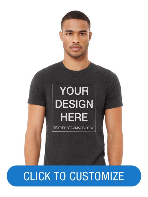 Adult Unisex Jersey Short Sleeve Crew T-Shirt for Crafting, Dark Gray Heather, Small
