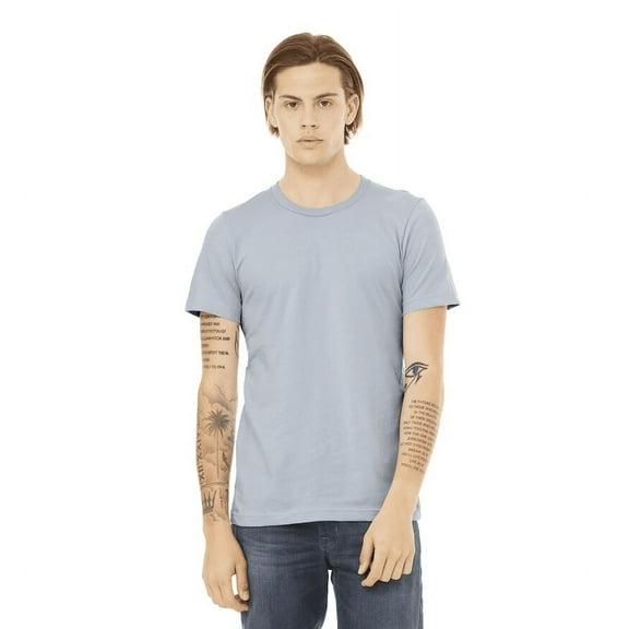BELLA+CANVAS Adult Unisex Short Sleeve Crew T-Shirt for Crafting, Carolina Blue, X-Large
