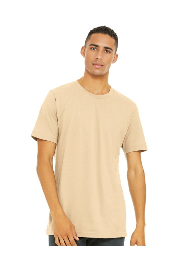 Adult Unisex Short Sleeve Crew T-Shirt for Crafting, Soft Cream, X-Large