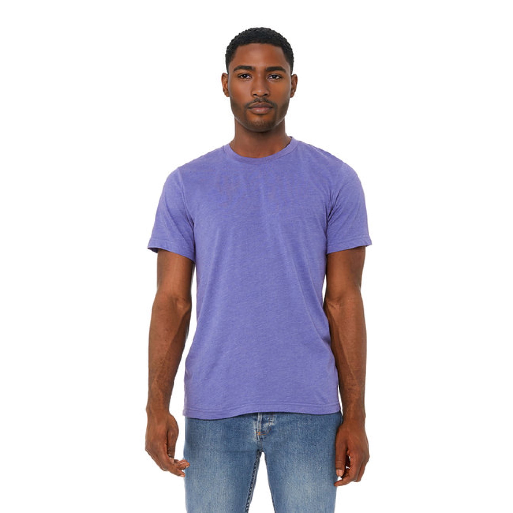 BELLA + CANVAS CVC Jersey Tee for Men, Eco-friendly Cotton/Poly Blank ...