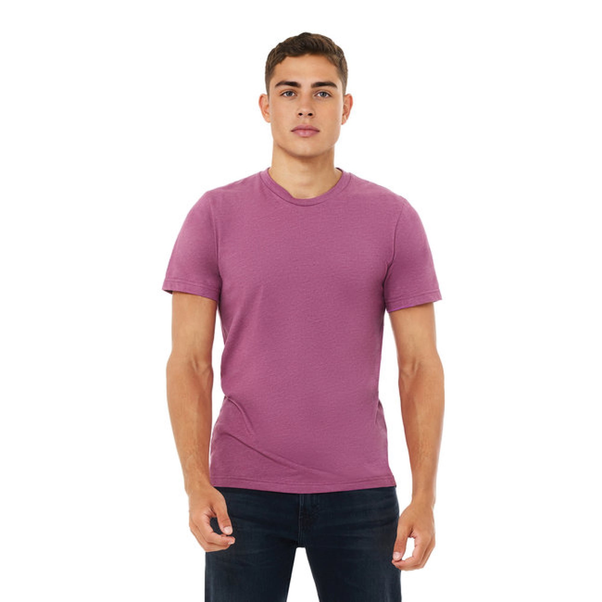 BELLA + CANVAS CVC Jersey Tee for Men, Eco-friendly Cotton/Poly Blank ...