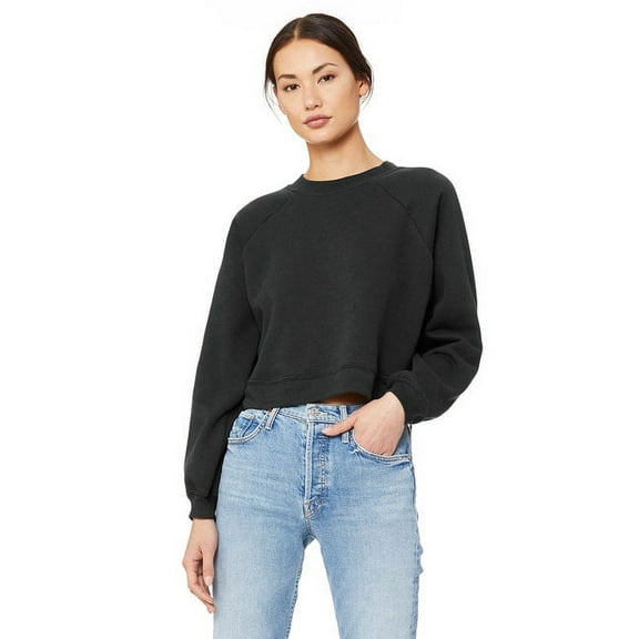 BELLA   CANVAS Women�'s Raglan Pullover Fleece