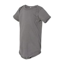 BELLA   CANVAS - Infant Jersey One Piece - 100B - Asphalt - Size: 12/18