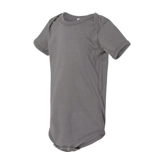 BELLA + CANVAS - Infant Jersey One Piece - 100B - Asphalt - Size: 12/18