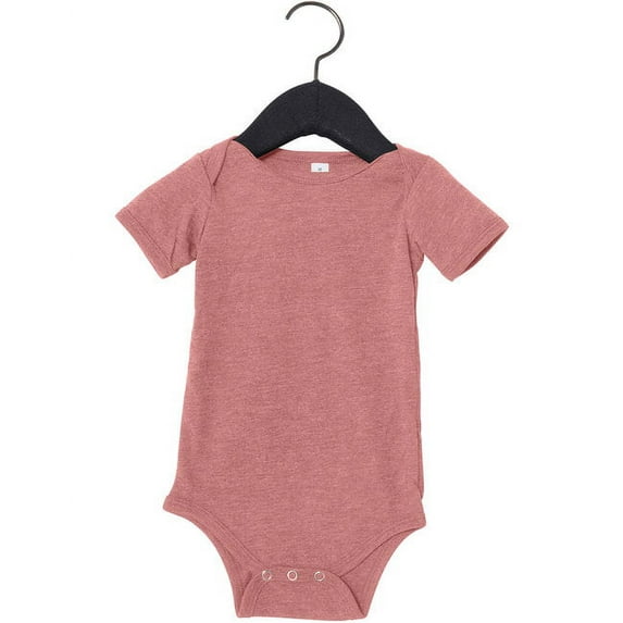 BELLA + CANVAS - Infant Jersey One Piece - 100B - Heather Mauve - Size: 18/24