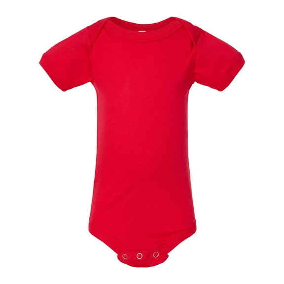 BELLA   CANVAS - Infant Jersey One Piece - 100B - Red - Size: 3/6
