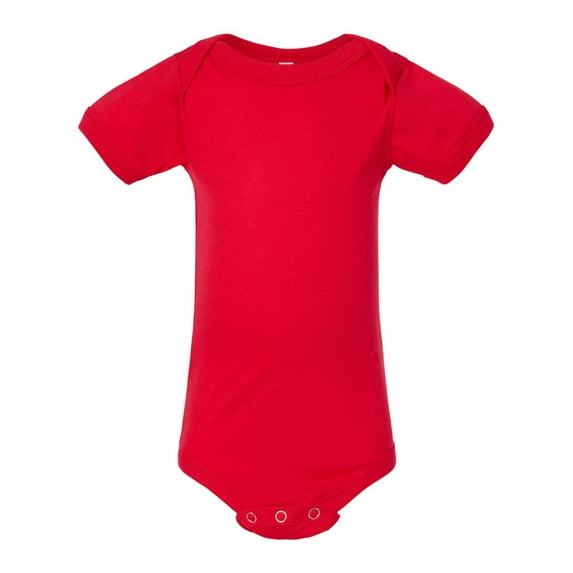 BELLA + CANVAS - Infant Jersey One Piece - 100B - Red - Size: 3/6