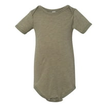 BELLA   CANVAS - Infant Triblend Short Sleeve One Piece - 134B - Olive Triblend