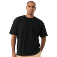 thumbnail image 1 of BELLA + CANVAS Men 7.5 oz Heavyweight T-Shirt, Short Sleeve Crew Neck Cotton Tee, Black, S, 1 of 4