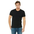 thumbnail image 1 of BELLA + CANVAS Men’s Jersey Tee, 100 Cotton, Short Sleeve Crew T-Shirt, Black, Sizes S-4XL, 1 of 4