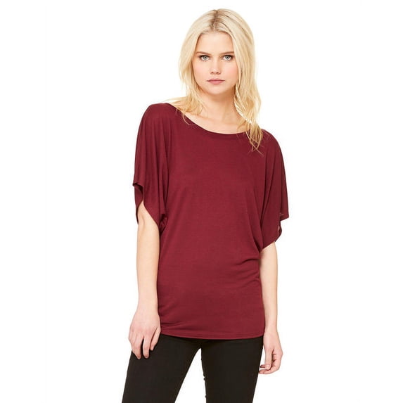 BELLA + CANVAS - NIB - Female - Women’s Flowy Draped Dolman Tee