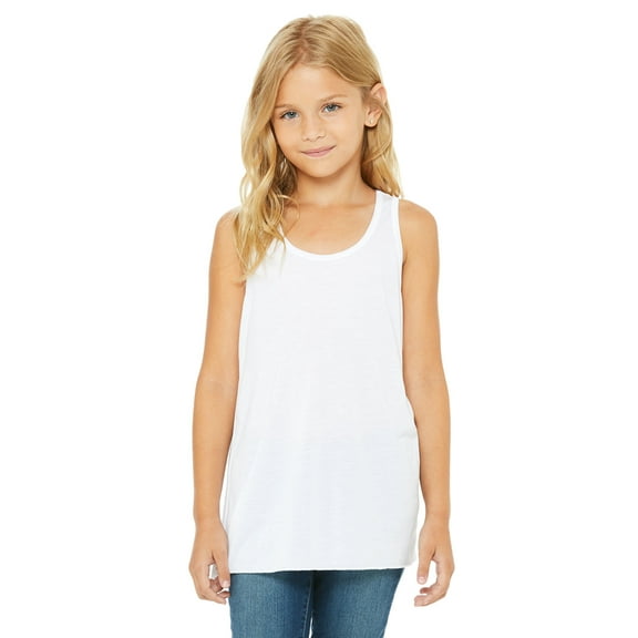BELLA + CANVAS - New IWPF - Girls - Youth Flowy Racerback Tank