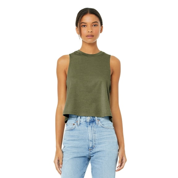 BELLA CANVAS - New IWPF - Women - Women's Racerback Cropped Tank