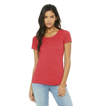Women's Relaxed Cotton V-Neck T-Shirt - Walmart.com