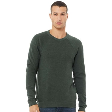 BELLA   CANVAS - New Men - IWPF - Unisex Sponge Fleece Raglan Crewneck Sweatshirt