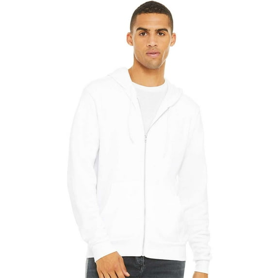 BELLA + CANVAS - New - NIB - Unisex Sponge Fleece Full-Zip Hoodie
