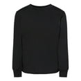 thumbnail image 1 of BELLA + CANVAS Toddler Jersey Long Sleeve Crewneck T-Shirt Crafts and DIY Tee (Black, 3T), 1 of 7