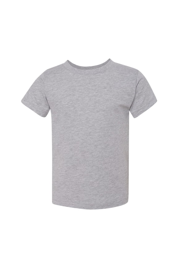BELLA + CANVAS Toddler Jersey Short Sleeve T-Shirts Craft and DIY Cotton Tee (Athletic Heather, 2T)