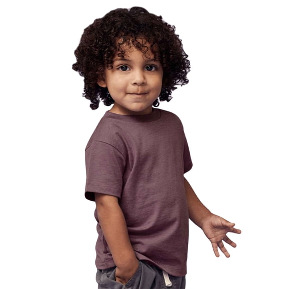 BELLA   CANVAS Toddler Jersey Short Sleeve T-Shirts Craft and DIY Cotton Tee (Heather Maroon, 3T)