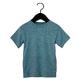 thumbnail image 1 of BELLA + CANVAS - Toddler Jersey Tee - 3001T - Heather Deep Teal - Size: 2T, 1 of 2