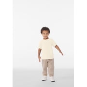 BELLA+CANVAS Toddler Short Sleeve Personalized T-Shirt, Create your own Designs, Natural, 5T, Unisex