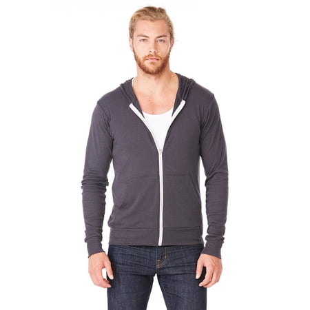 BELLA + CANVAS - Triblend Lightweight Full-Zip Hooded Long Sleeve Tee - 3939