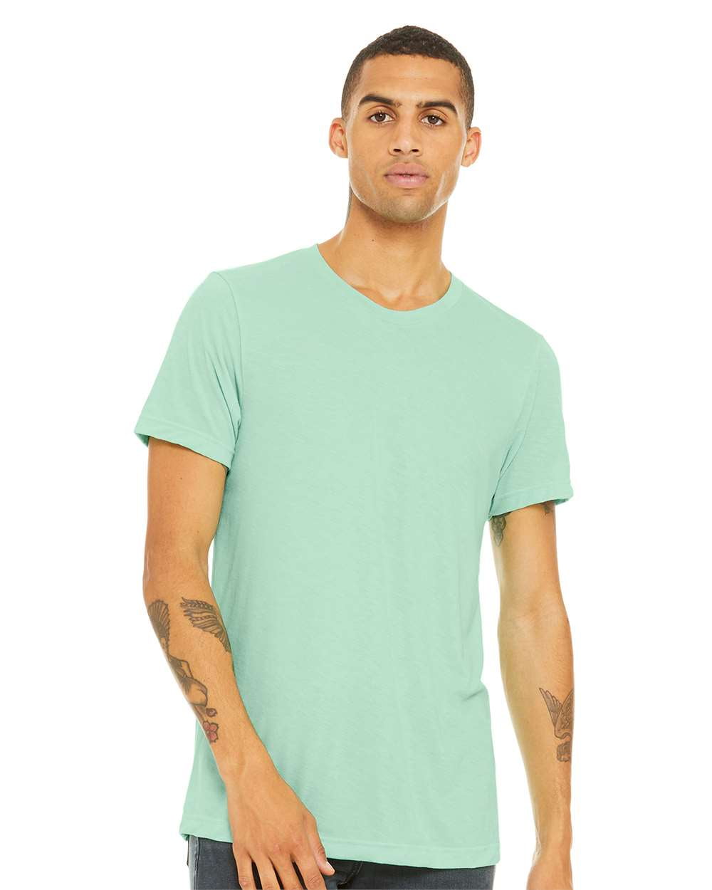 BELLA + CANVAS Unisex Jersey Tee, Soft CVC Fabric, Ideal for Casual ...