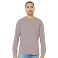 thumbnail image 1 of BELLA + CANVAS Unisex Heather CVC Long Sleeve Tee 3501CVC - Heather Pink Gravel Size XS, 1 of 5
