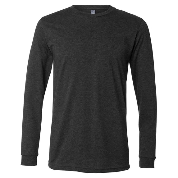 BELLA + CANVAS Unisex Heather CVC Long Sleeve Tee Size up to 3XL